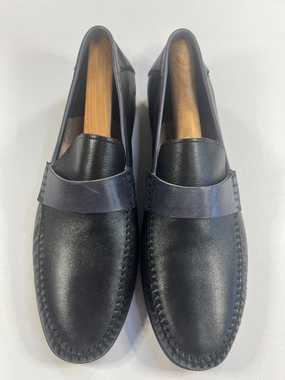 Robert Graham Hardwicke Leather Loafers Black 11.5 | RGS5209